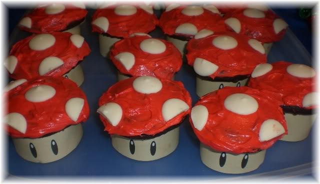 Magic Mushroom Cupcakes
